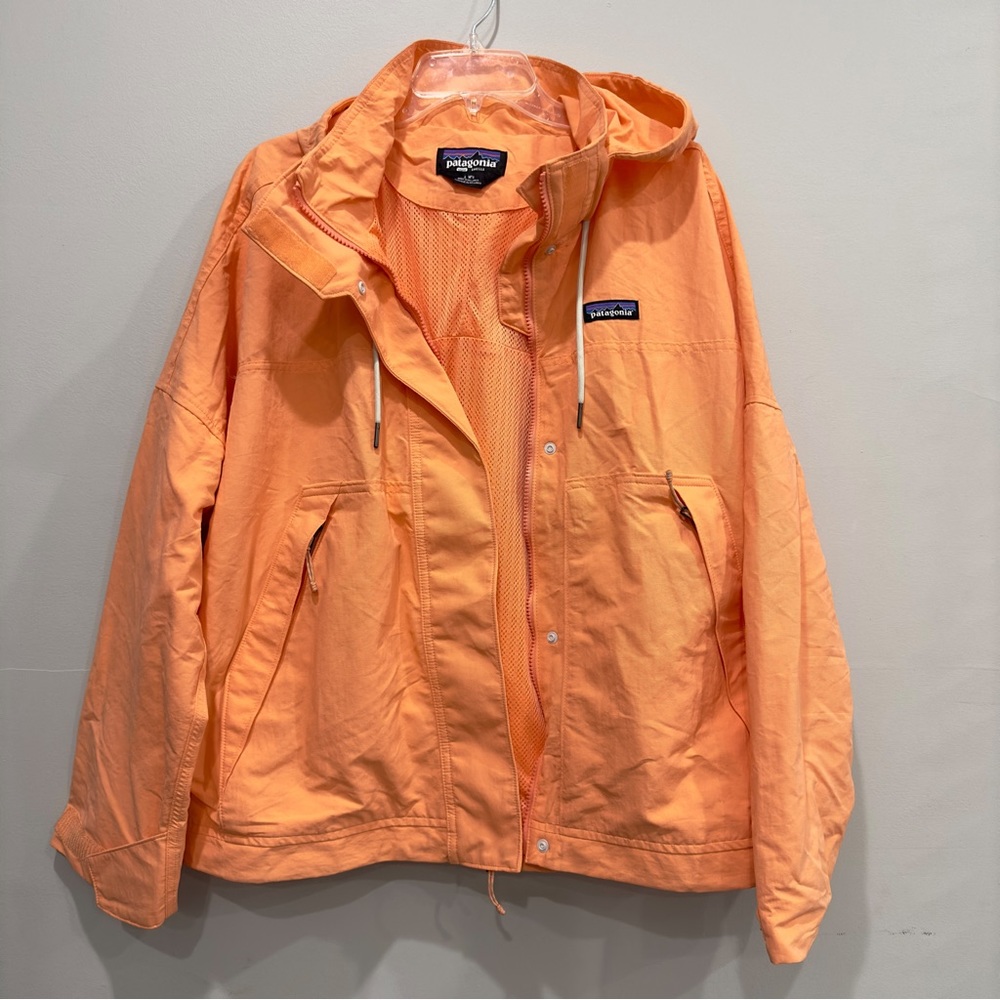 Patagonia Orange Hooded Jacket - Picture 4 of 11
